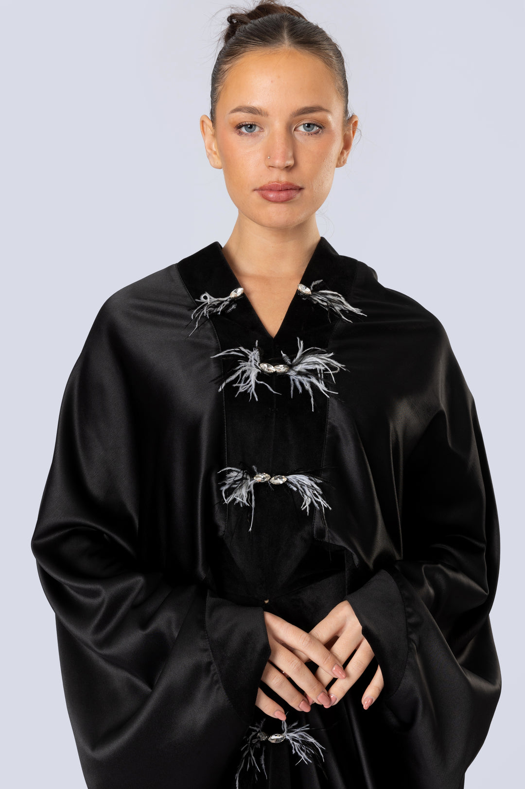 Satin Butterfly Kaftan