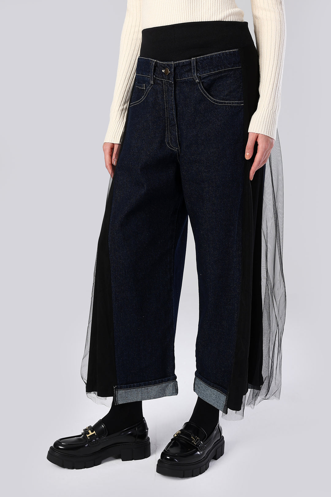 The Rebel Veil Wide-Leg Denim