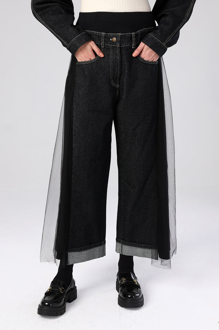 The Rebel Veil Wide-Leg Denim