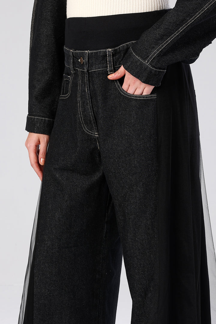 The Rebel Veil Wide-Leg Denim