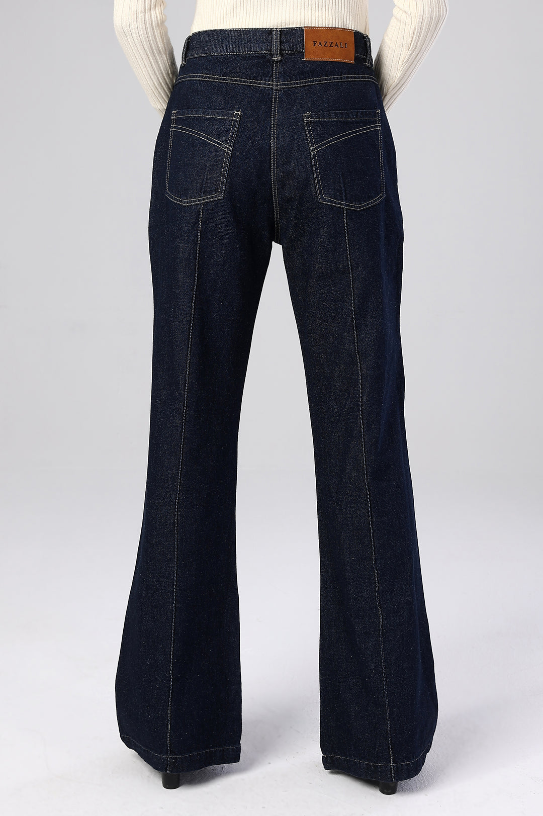 The Axis High-Rise Wide-Leg Denim