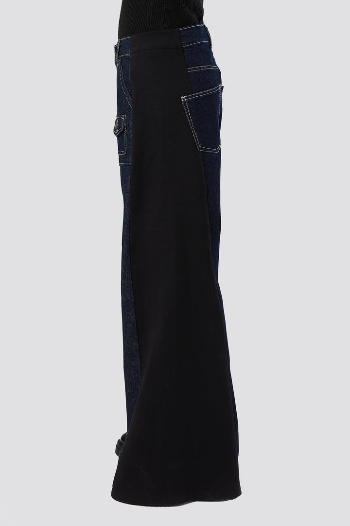 Vector Panel Denim Trousers