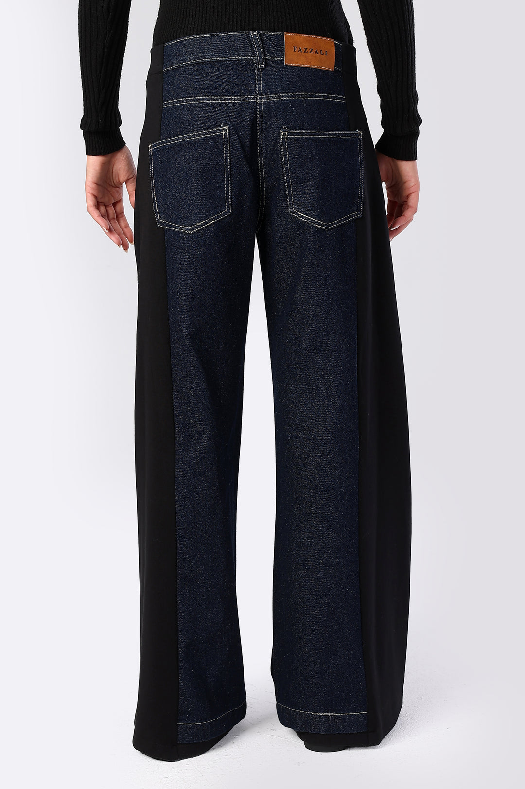 Vector Panel Denim Trousers