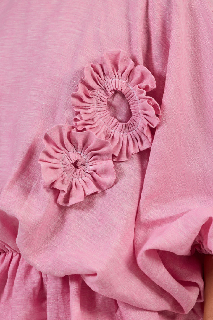 Sculptued Bloom Top