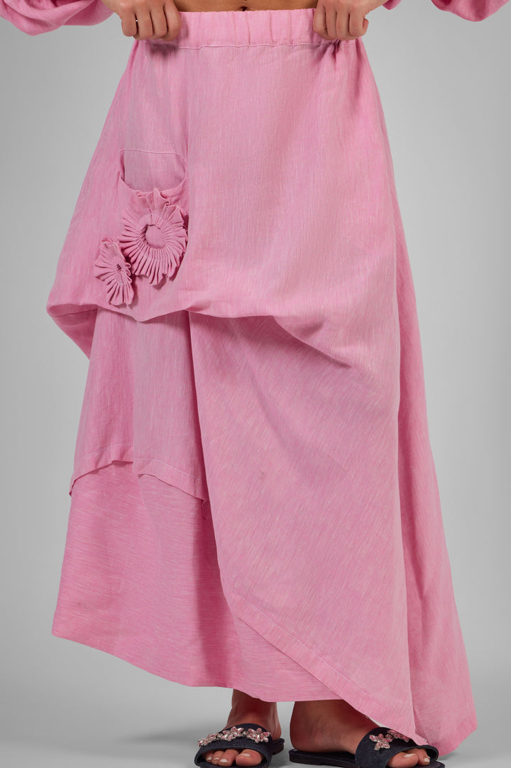 Asymmetric Bloom Skirt