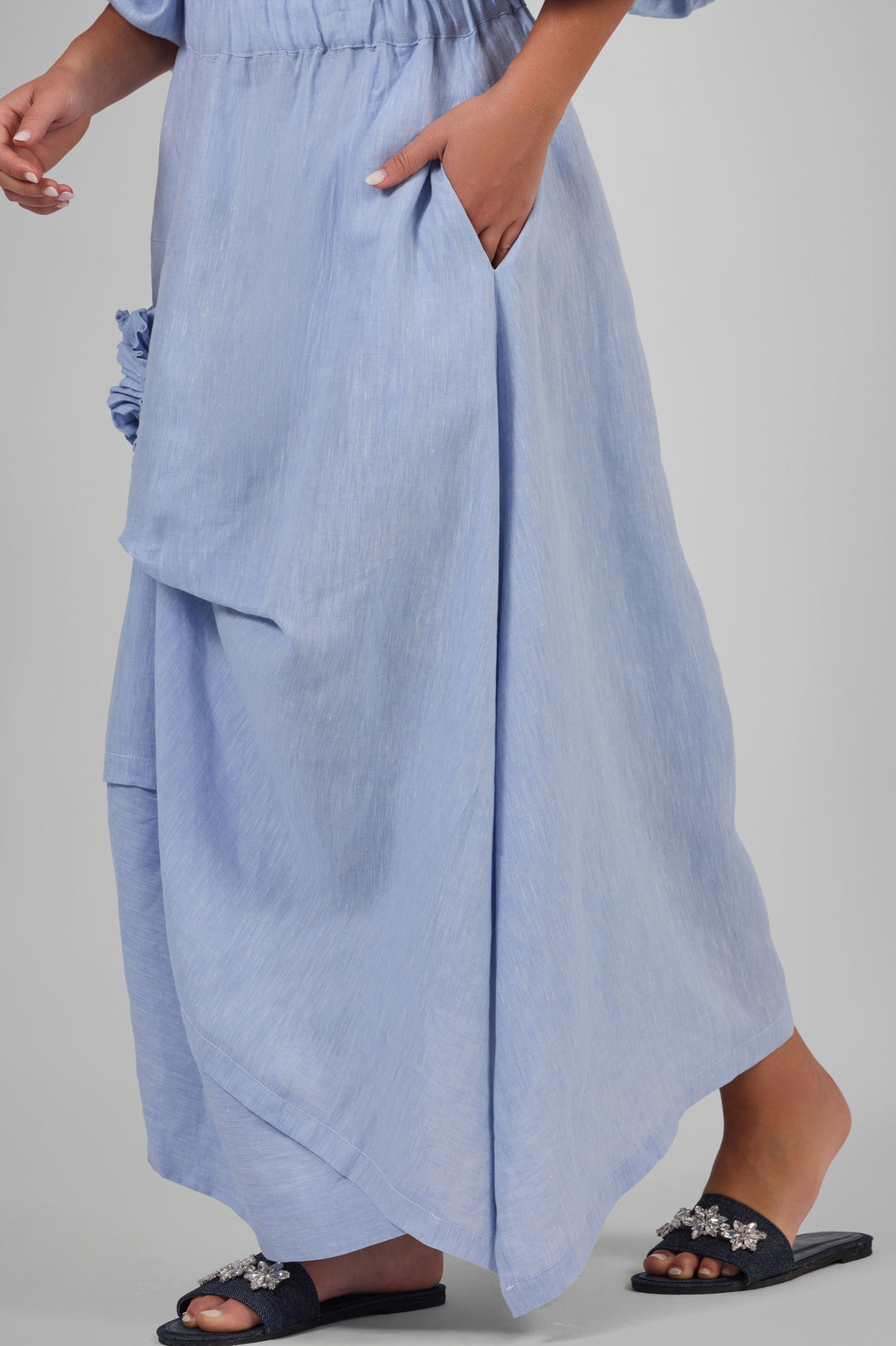 Asymmetric Bloom Skirt