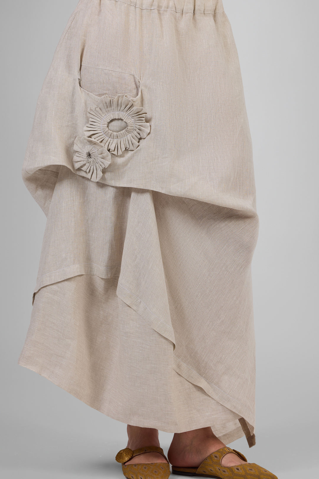 Asymmetric Bloom Skirt