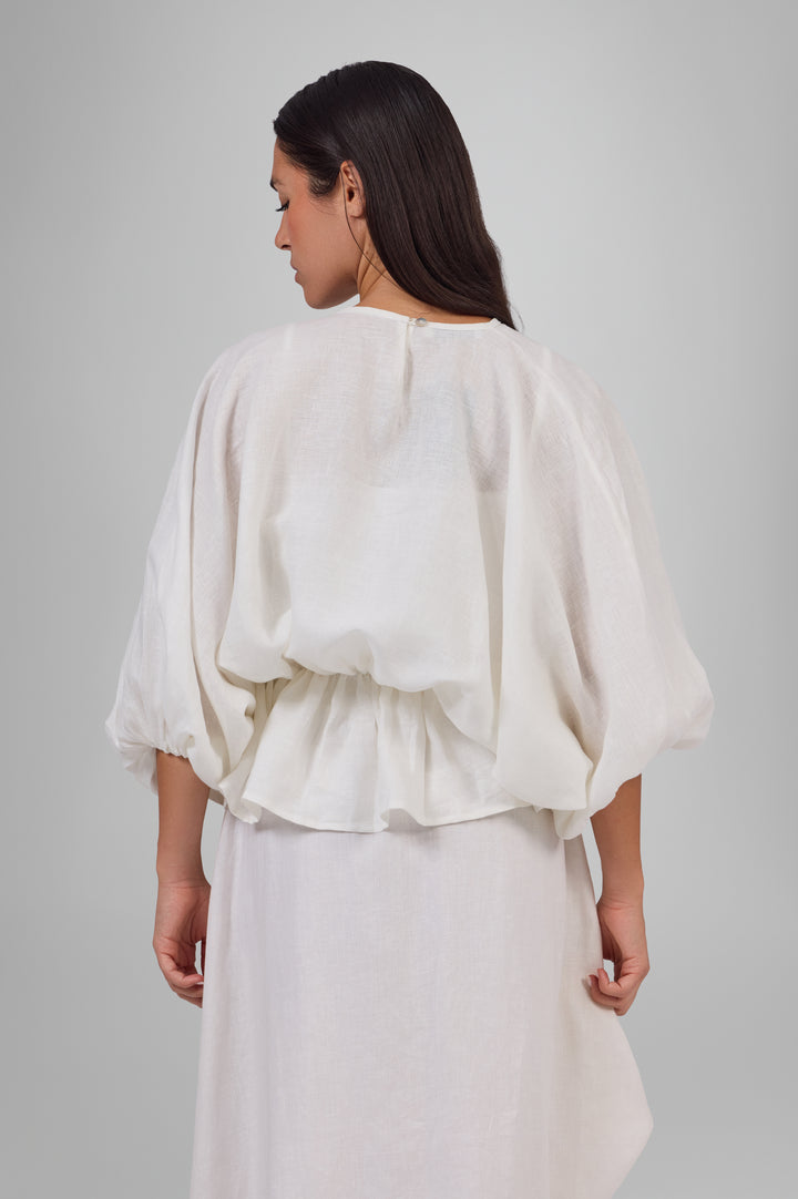Sculptued Bloom Top
