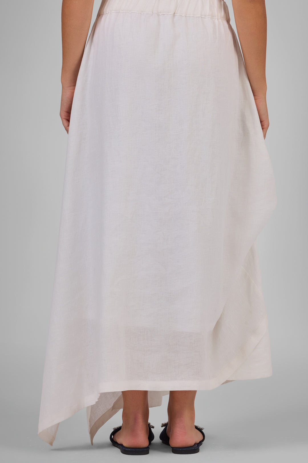Asymmetric Bloom Skirt
