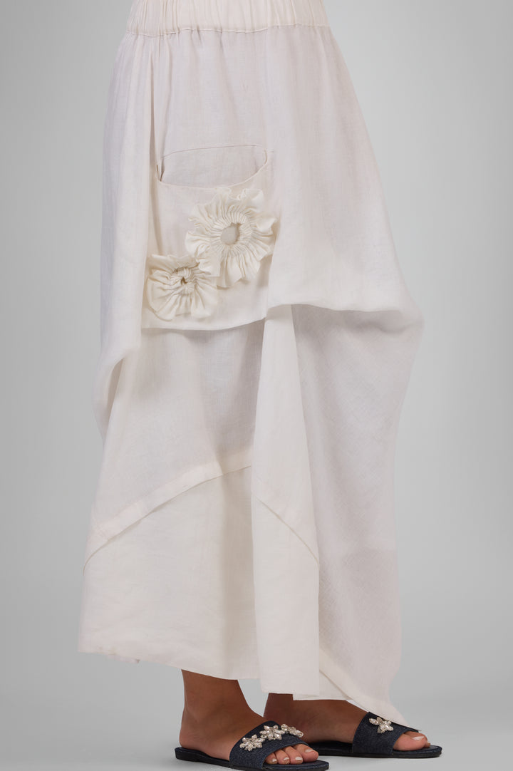 Asymmetric Bloom Skirt