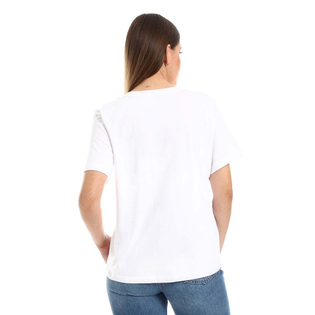 T-Shirt With Printed Pocket